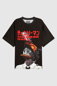 Chainsaw Man x Dim Mak - Chainsaw Man Oversized T-Shirt